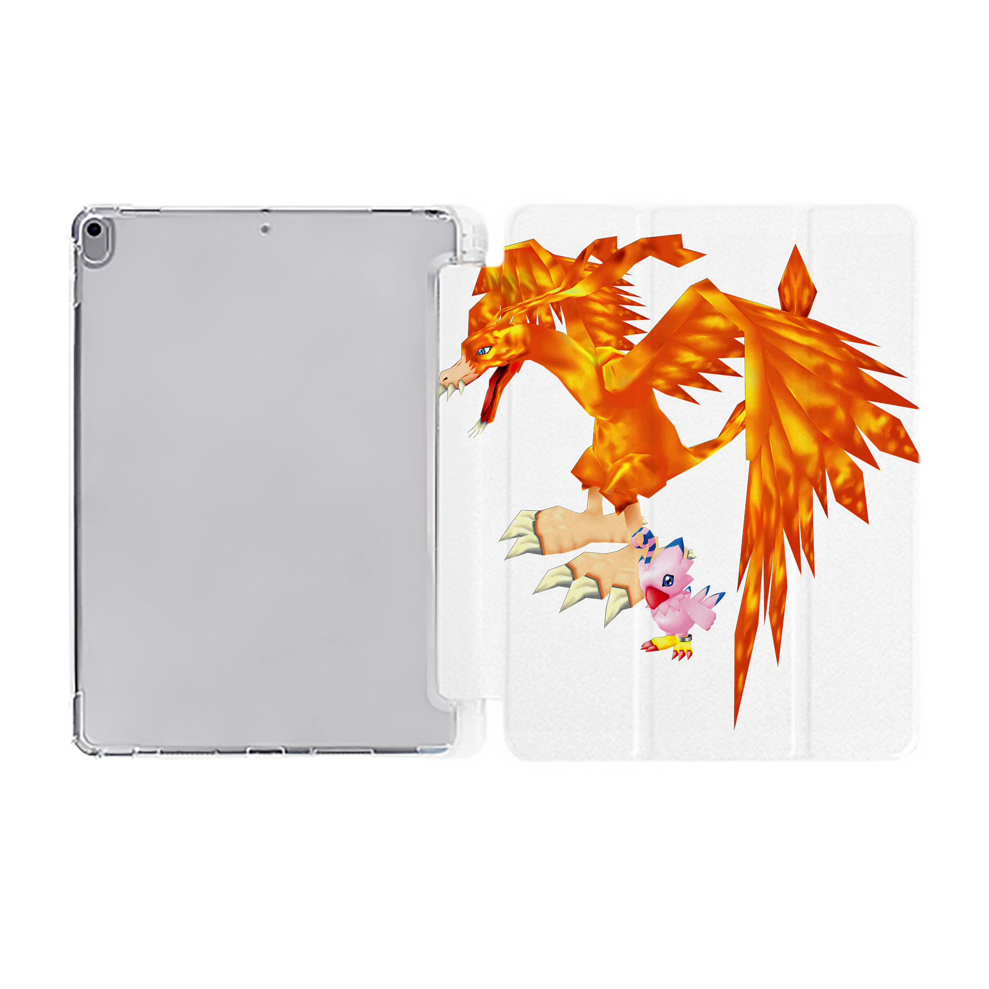 （画像用） Digimon デジタルモンスター/デジモン IPad ケース ペン収納付き 三つ折りスタンド PUレザー×シリコン 対応機種9.5/10.5/10.9インチ